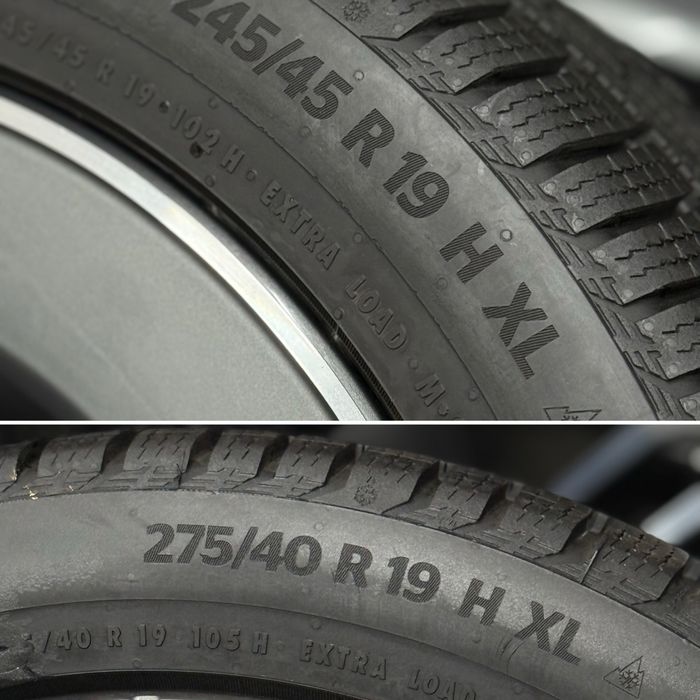 Оригінальний зимовий комплект Mercedes E 214 Мерседес А2144010300 Continental 245/45R19 275/40R19