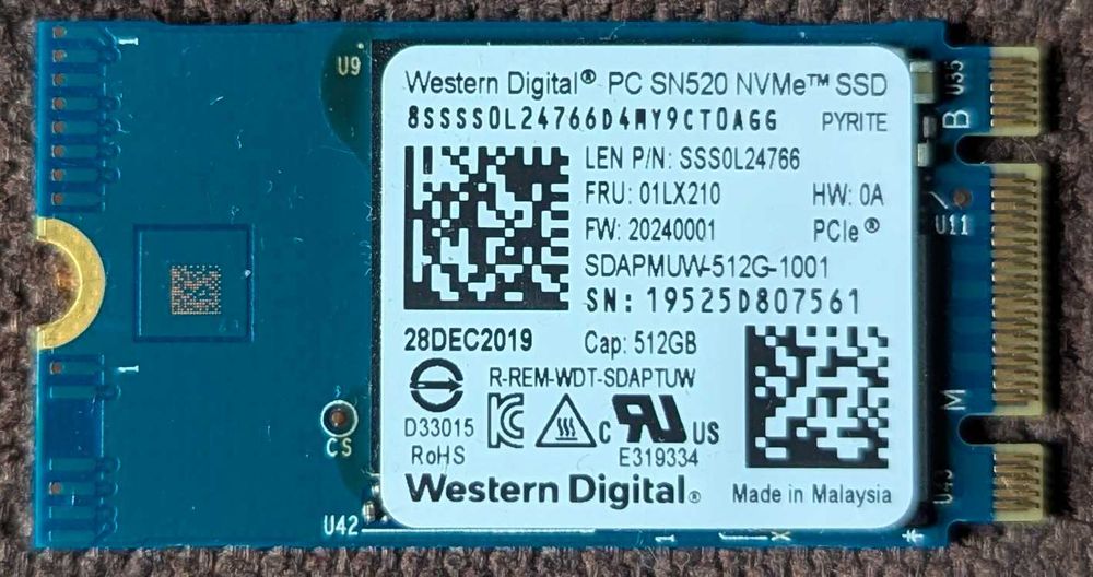 ssd m2 2242 512 - Купити електроніку - Ціни на OLX.ua