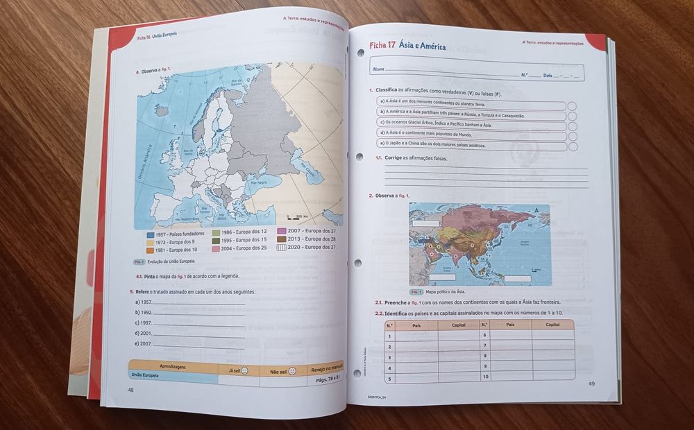 Caderno de atividades Geo+ 7