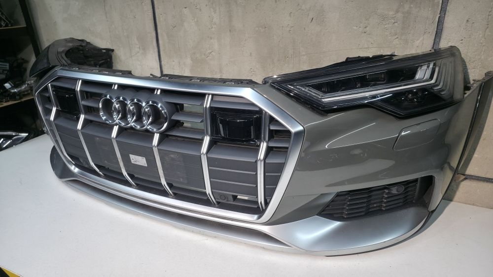 Audi A6 C8 передок бампер + фари Matrix LED оригінал Європа рестайл