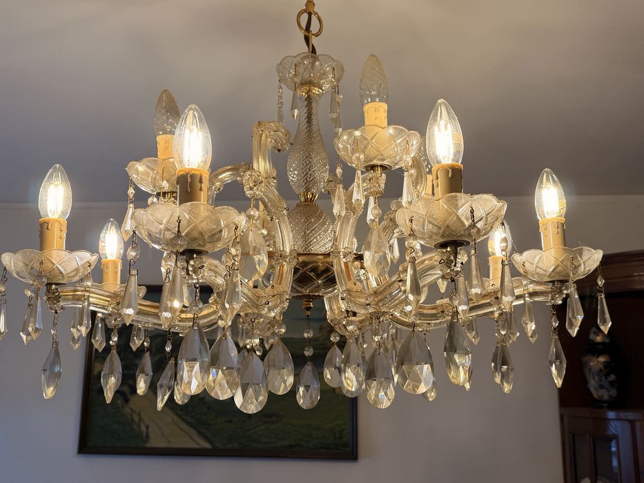 Candeeiros sala em cristal