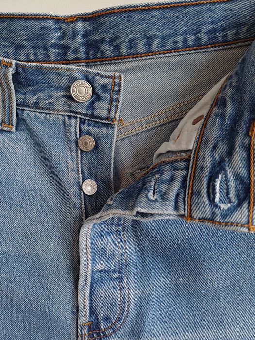 Винтажные джинсовые мужские шорты LEVIS  501 made іn USA разм 30