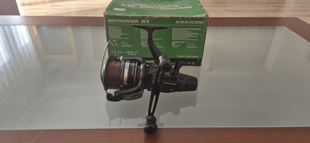 Kołowrotek shimano baitrunner st 10000rb wolny bieg