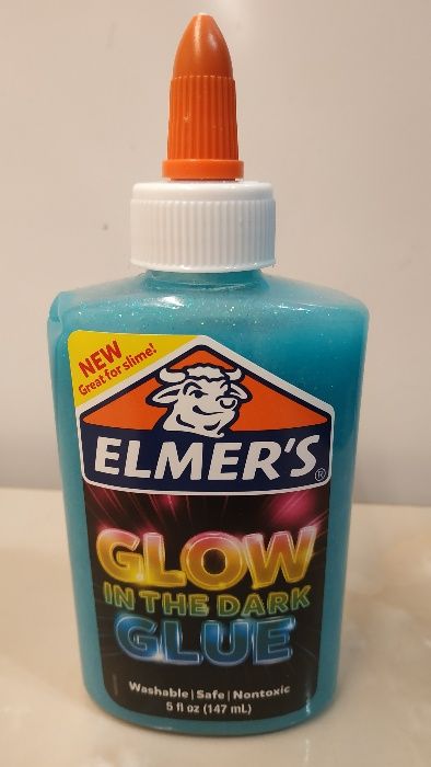 Клей с блестками светящийся для слайма Elmers