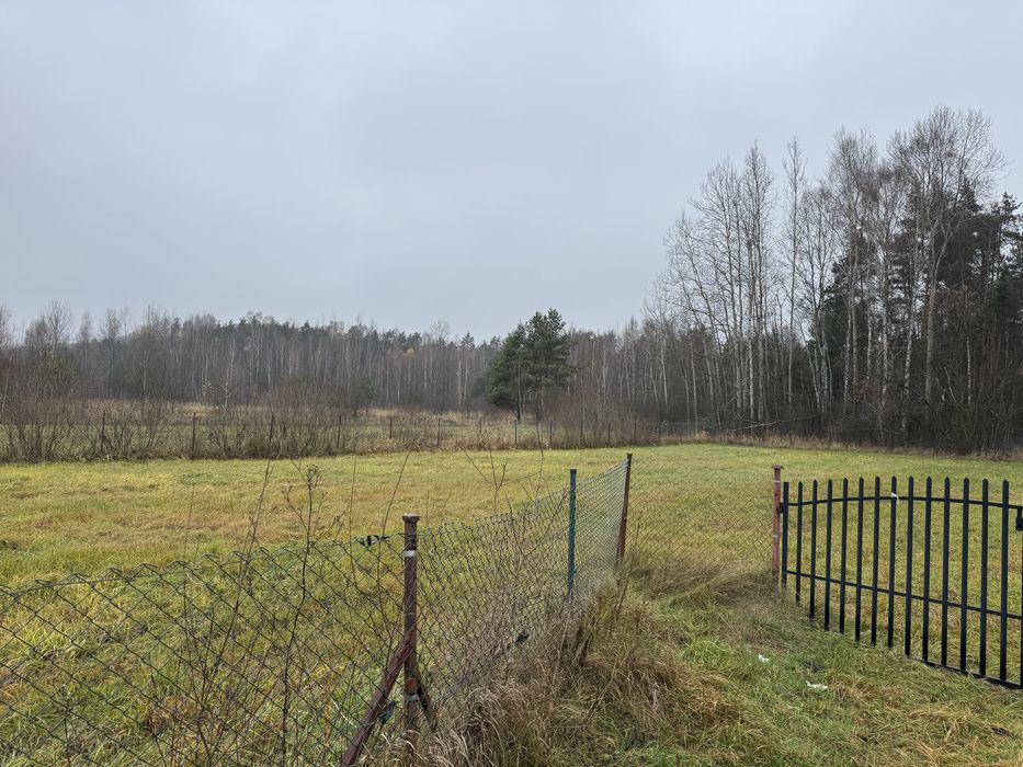 Działka w ostatniej linii zabudowy