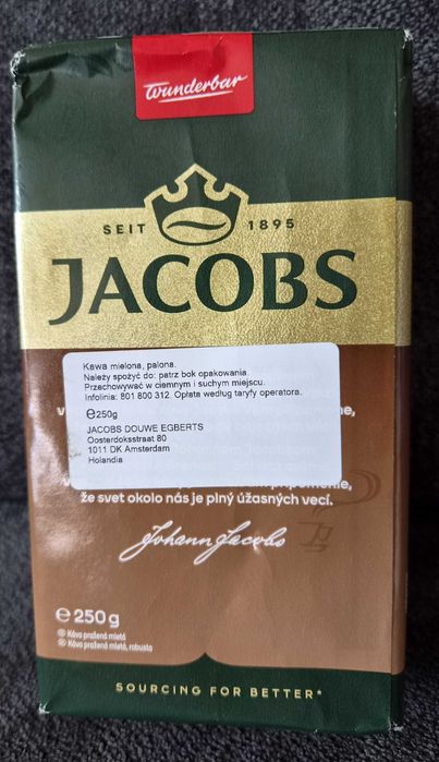 Kawa mielona Jacobs Velvet Crema 250 g