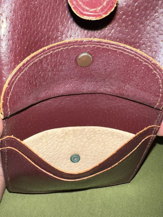 Винтажное портмоне из натуральной кожи