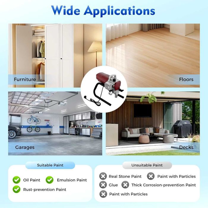 Maquina Airless 1800w NOVA