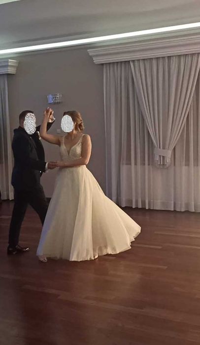 POLECAM ROZMIAR 36 Suknia Ślubna