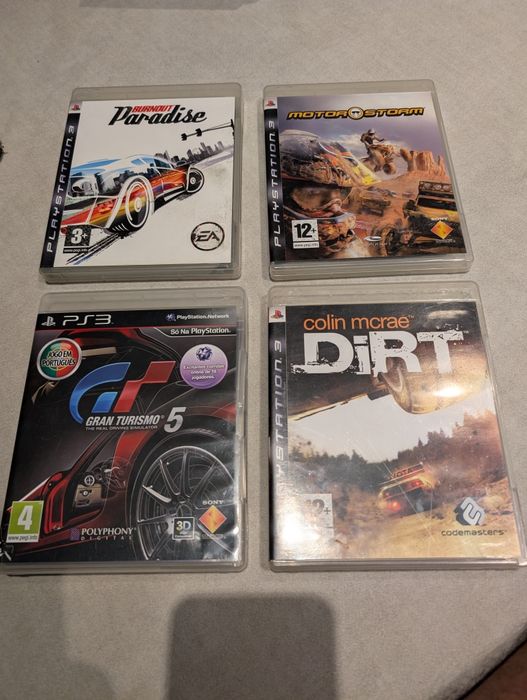 PS3 Varios jogos Racing ( 5€ custo unitário)