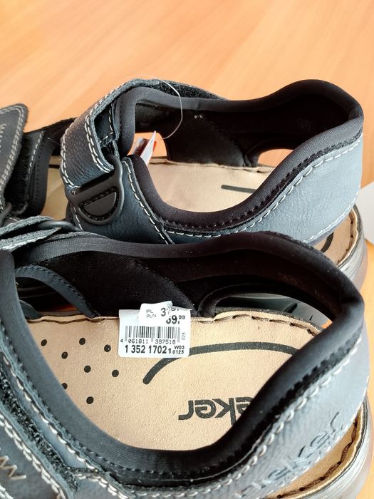 Sandały męskie rieker 40 nowe