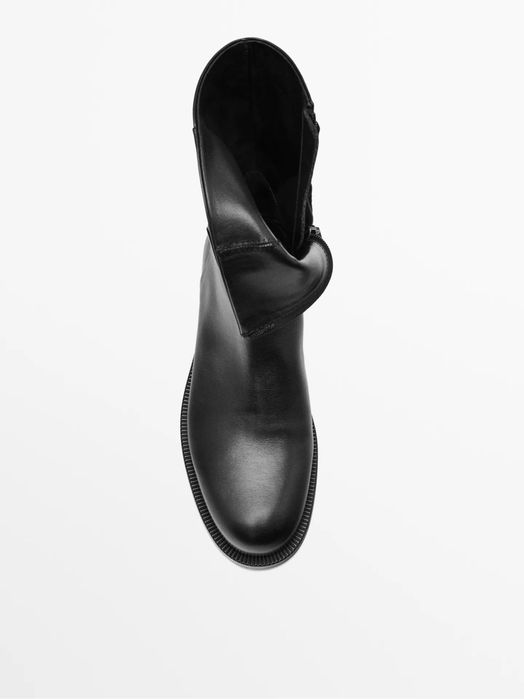 Шкіряні черевики Massimo Dutti 38