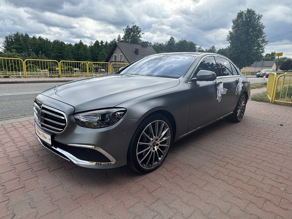 Auto do ślubu Mercedes E klasa z kierowcą WOLNE TERMINY