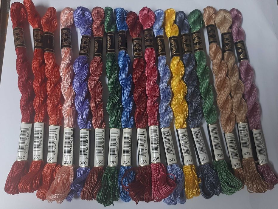 Linha para bordar perlé 5 DMC