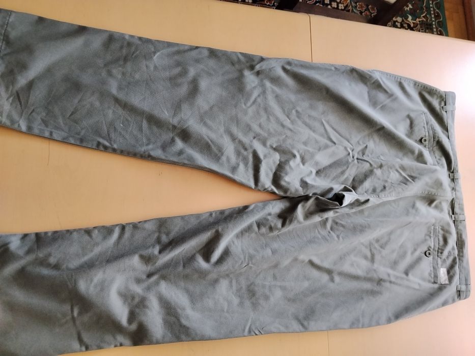 Spodnie męskie letnie pas 110cm bawełna