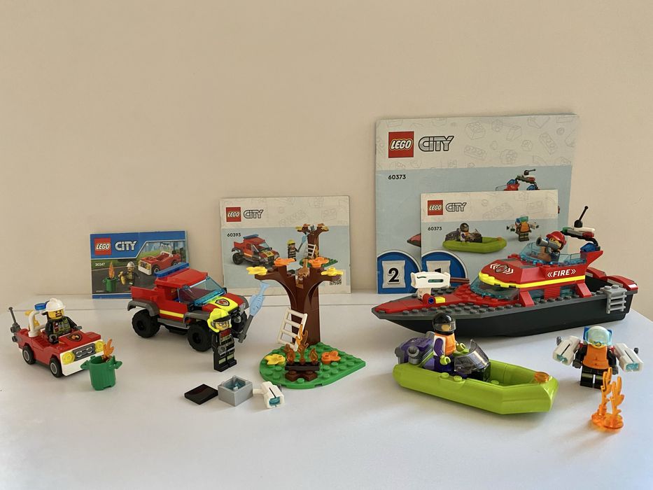 Lego City 60373+60393+30347