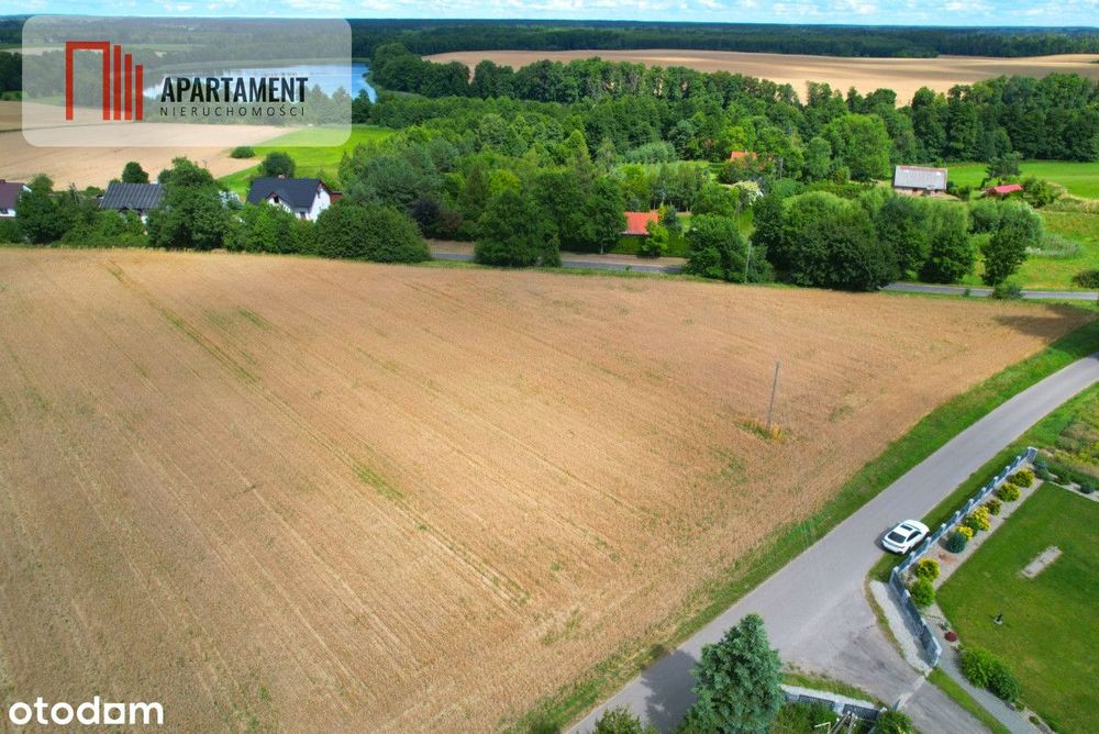 Działka 350m od jeziora w miejscowości Objezierze - Widok 2
