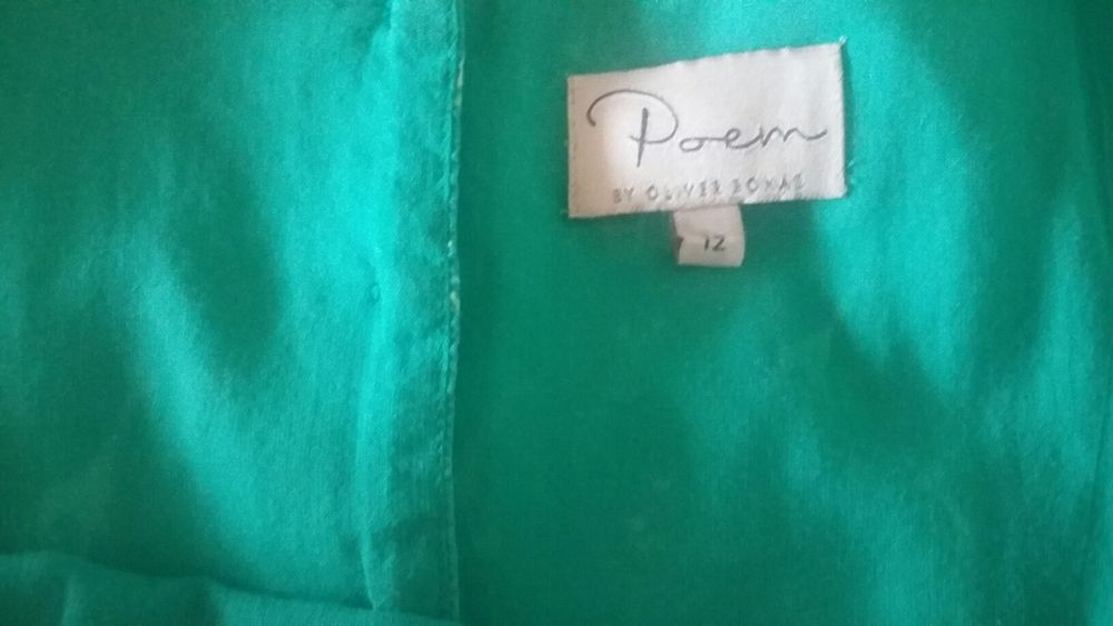 Letnia zielona sukienka