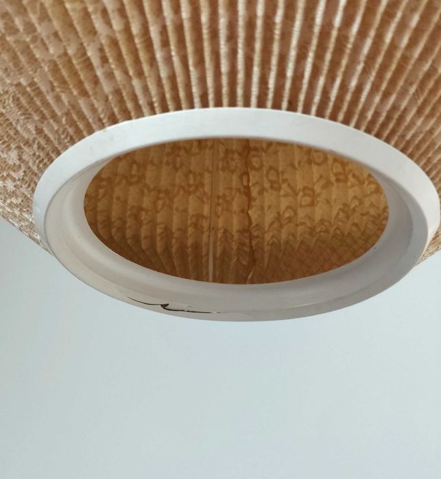 Lampa duża, śr. 50 cm, Dania, lata 60, vintage