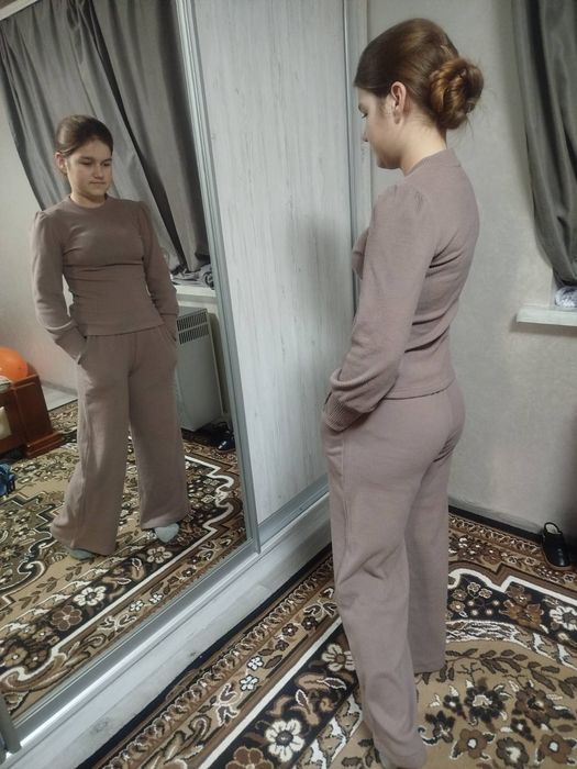 Теплий костюм для дівчинки