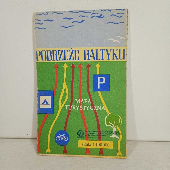 Pobrzeże Bałtyku. Mapa turystyczna