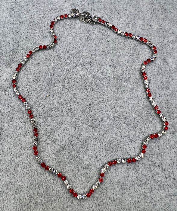 Colar Riviera 3mm em Aço Inoxidável – Banho Ouro 18k