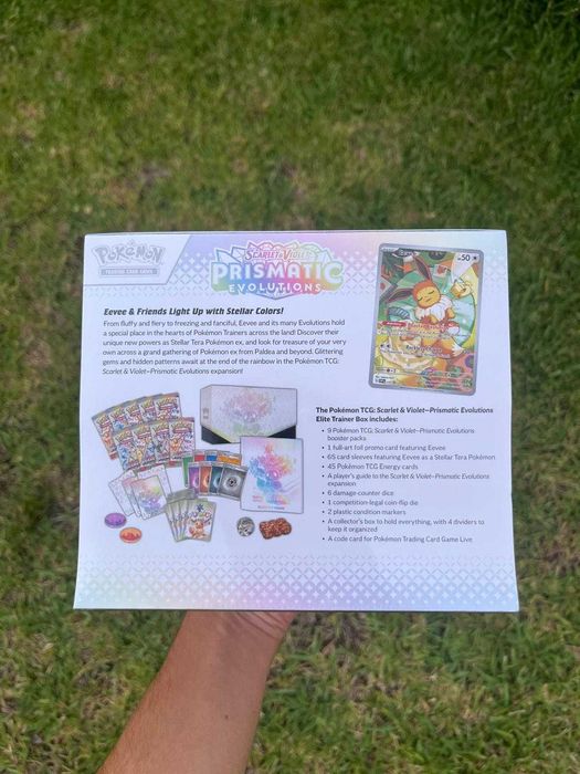 Pokemon Prismatic Evolutions Elite Trainer Box