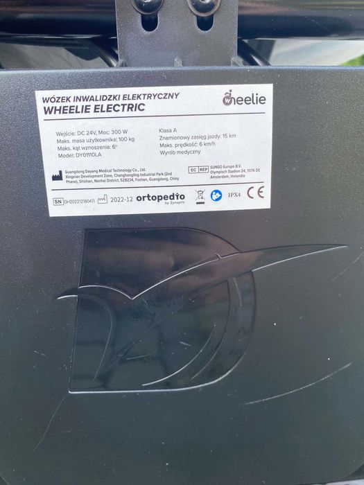 Wózek inwalidzki elektryczny Wheelie