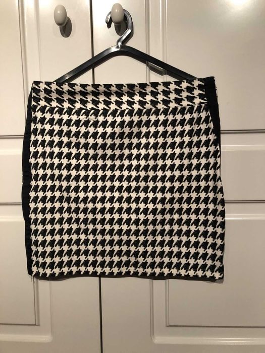 2 Black and White Plaid Skirts by PROMOD, Size M / S