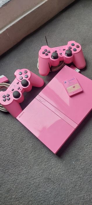 Playstation 2 slim Edição Limitada  Rosa