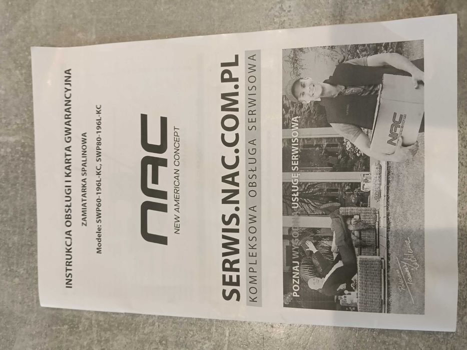 Zamiatarka spalinowa NAC SWP 80-KC jak nowa