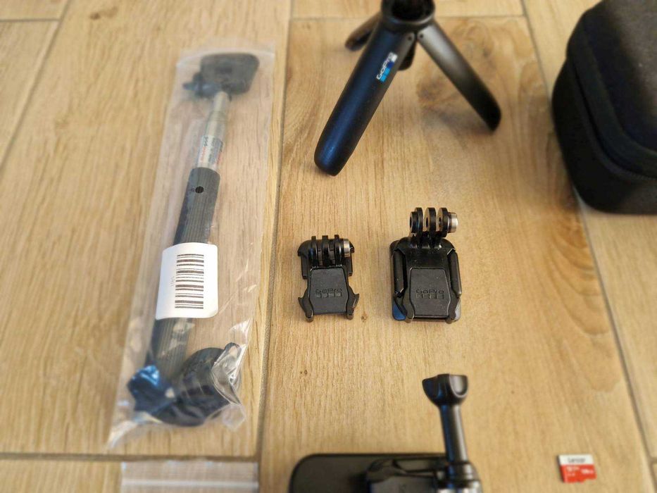 GoPro 10 Black 4K, 5.3K - Giga Zestaw - 128GB Lexar