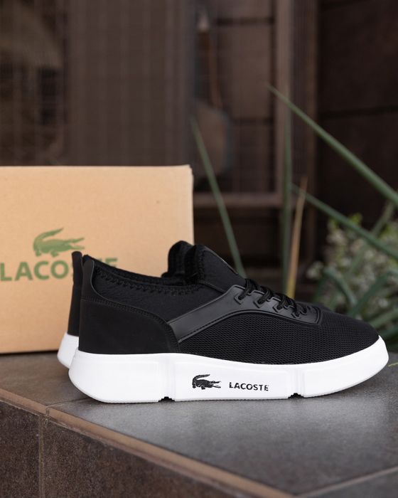 Lacoste Black White, чоловічі кросовки