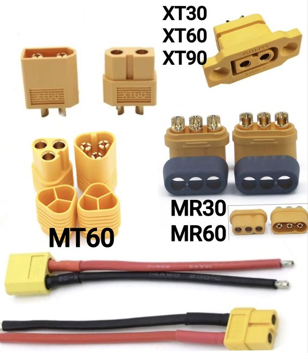 Конектори DC-DC ( XT30,60,90//MT/MR )