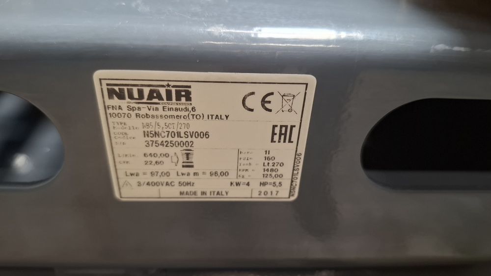 Compressor 270Lts