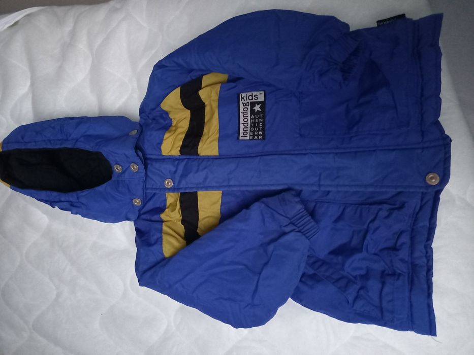Kurtka chłopięca niebieska 98cm-3 latka