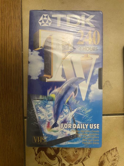 Kaseta VHS TDK 240 minut