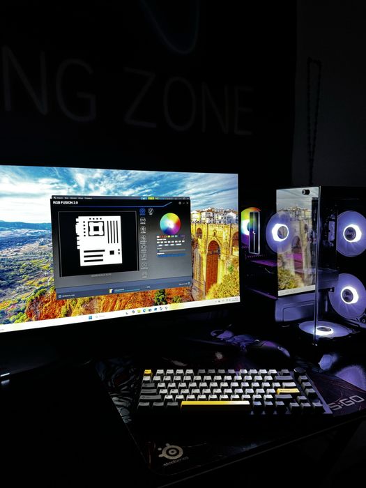 Komputer gamingowy – RTX 4060, Ryzen 5 5500 (nowy)