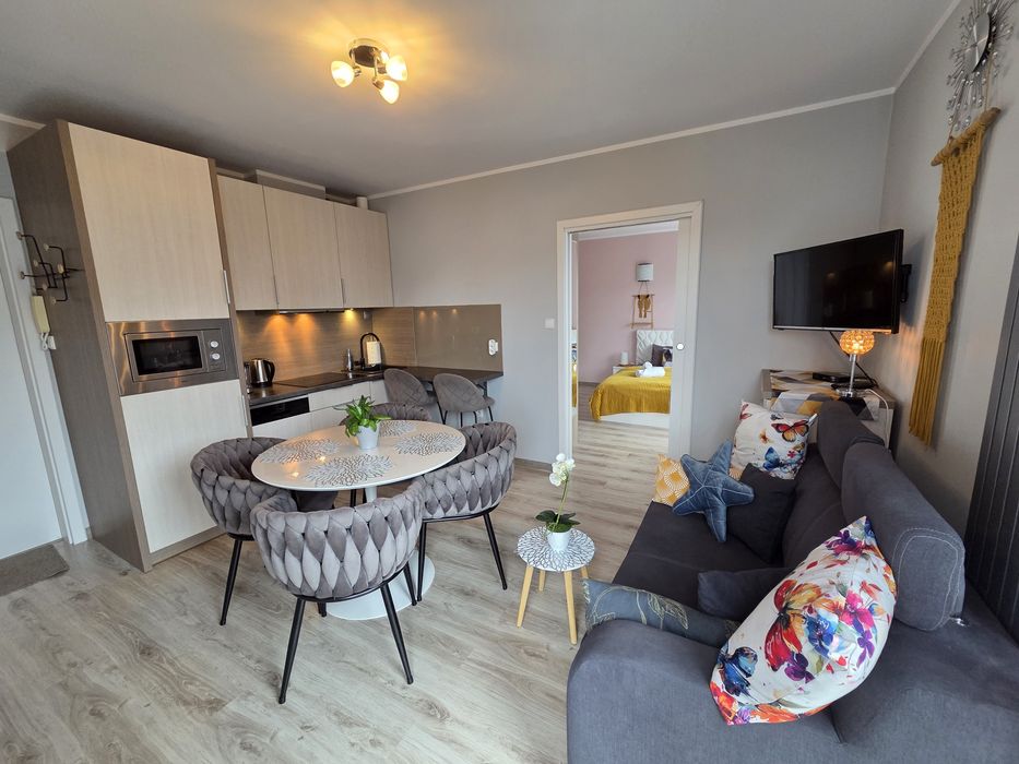 Apartament Władysławowo 2 pokoje 2-6/7 os parking 500m MORZE 2x balkon