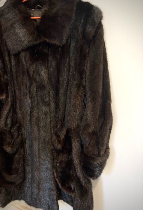Шуба норкова великого розміру!