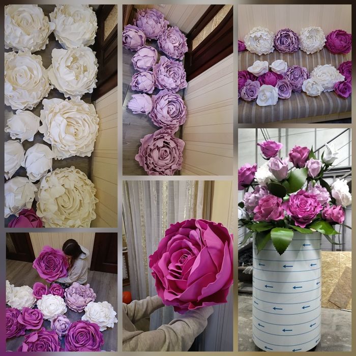 Квіти великі, квіти для декору