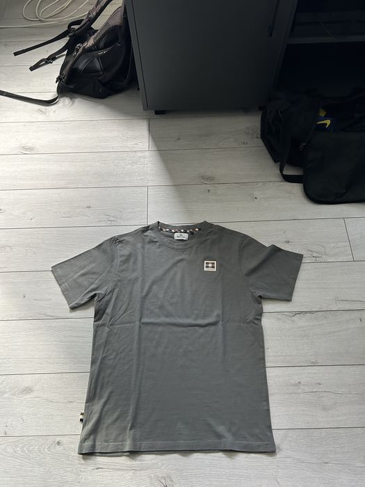 T-shirt Aquascutum szary rozmiar L casual nowa