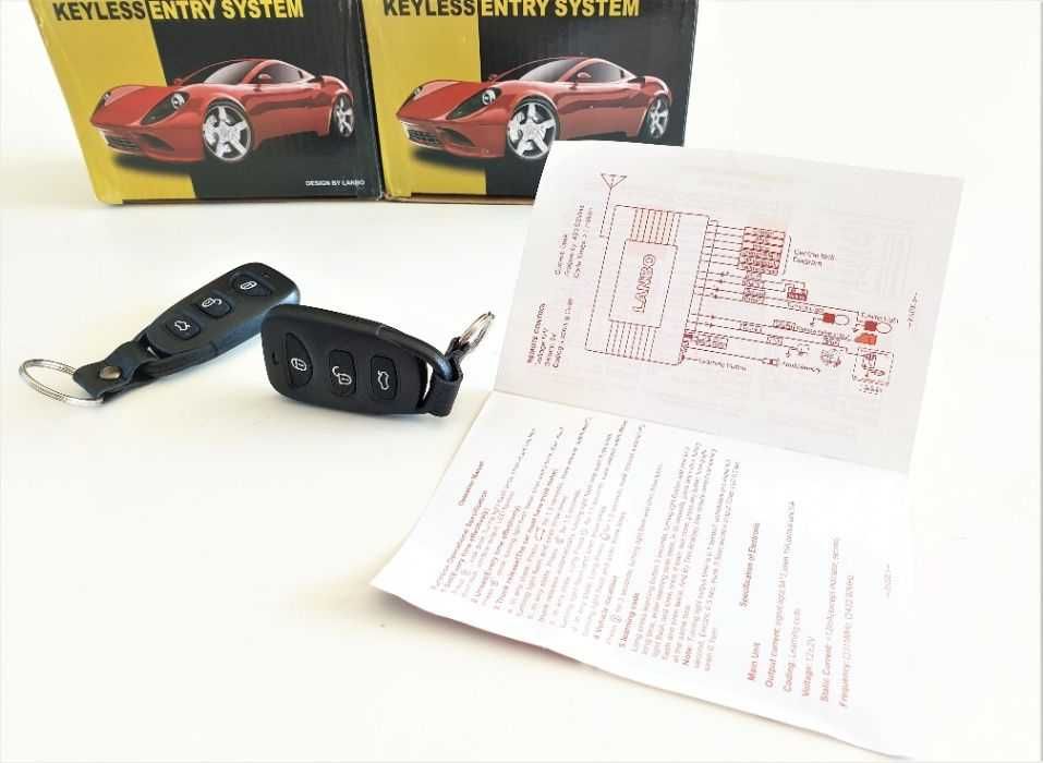 Kit Fecho central Universal - Box + 2 comandos