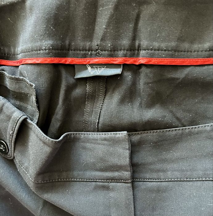 Czarne garniturowe spodnie