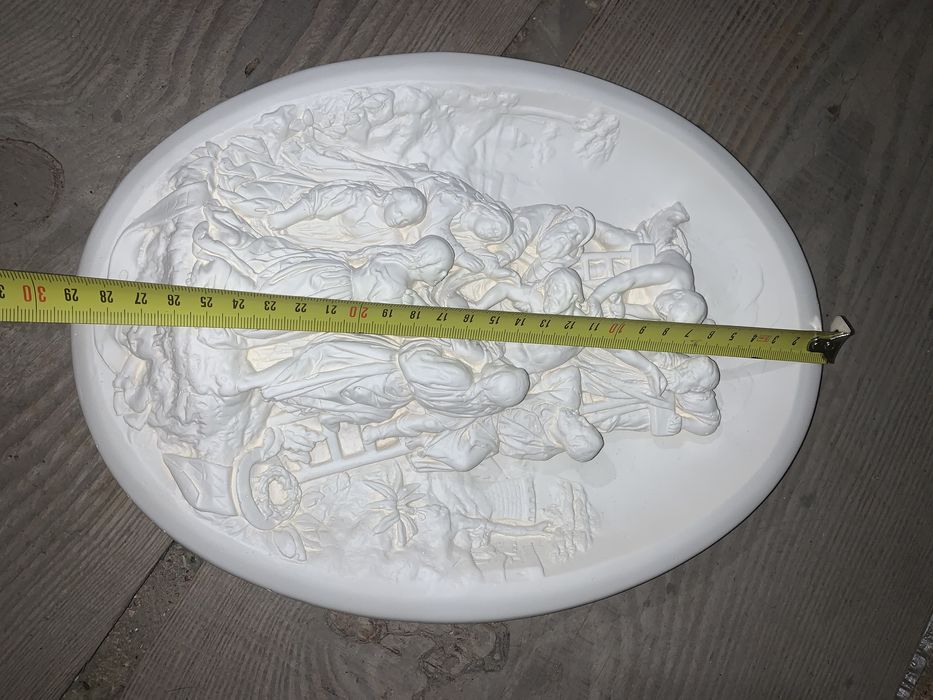 Барельєф Зняття з хреста гипс