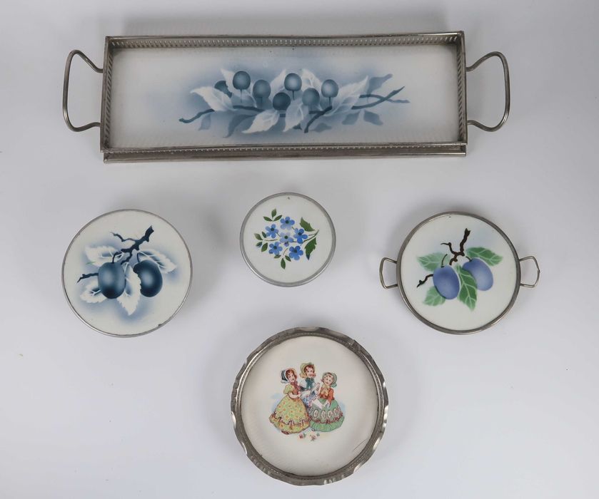 Conjunto de majolicas antigas