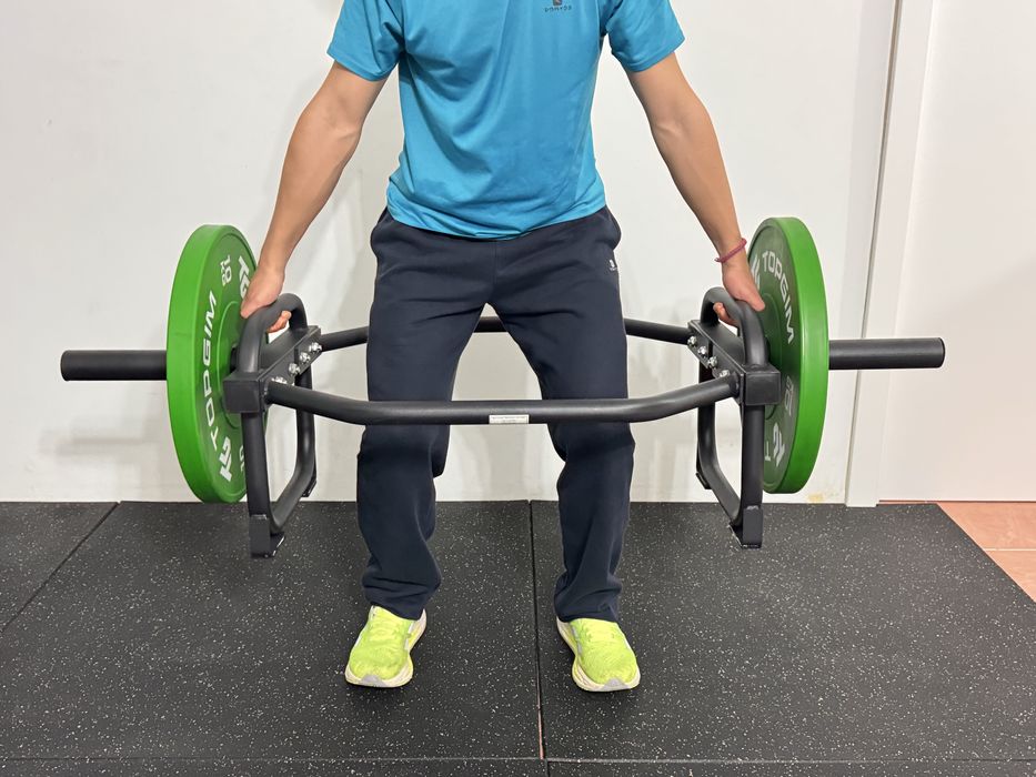 Barra hexagonal agachamento