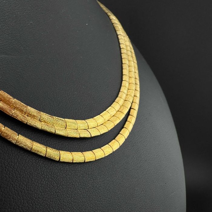 Złoty Naszyjnik "SNAKE" | JAK NOWY | 750 | 47.5G