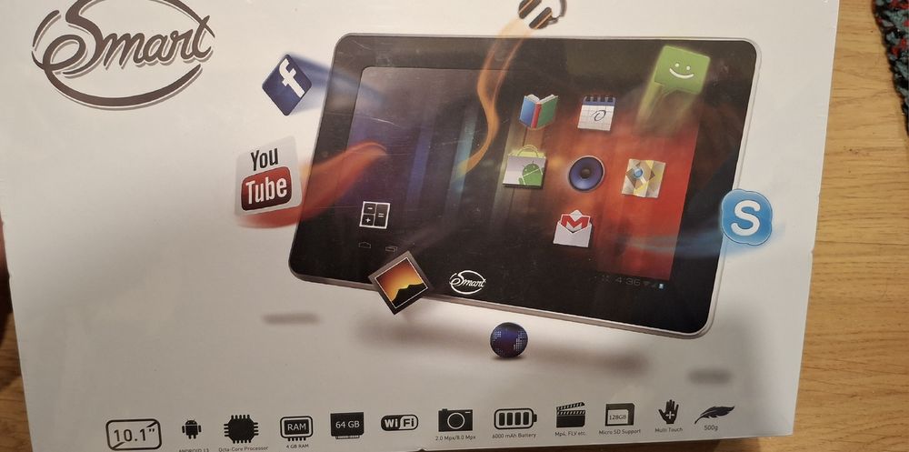 Tablet Smart 10.1" (4GB RAM / 64GB) - Novo e Selado!