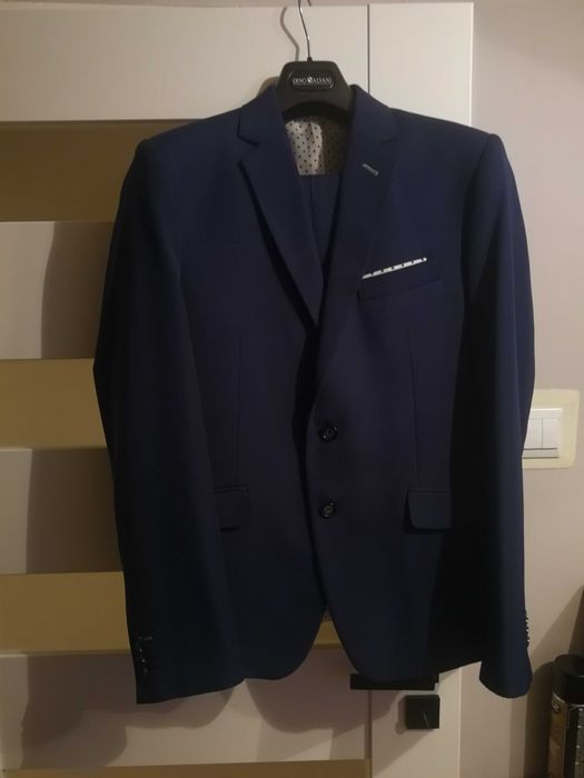 Garnitur Męski rozm. M/L 50- 52/178-182 jak nowy